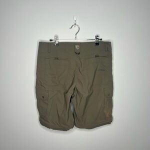 Kuhl Cargo Shorts Mens 32 Brown Hiking Trail Outdoor Pockets Stealth Zip